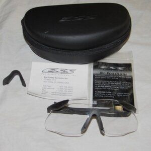 ESS ICE NARO Eyeshield Ballistic Glasses Shooting Protective Military w/ Case